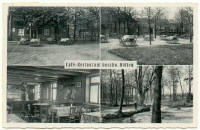 Ansichtskarte Haus Hötten (ca. 1938) mit 4 Fotos, schwarz-weiß