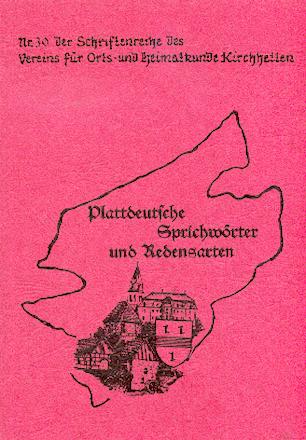 Titelseite 'Plattdeutsche Sprichwörter und Redensarten, Teil III'